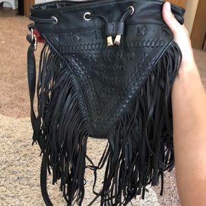 Fringe purse